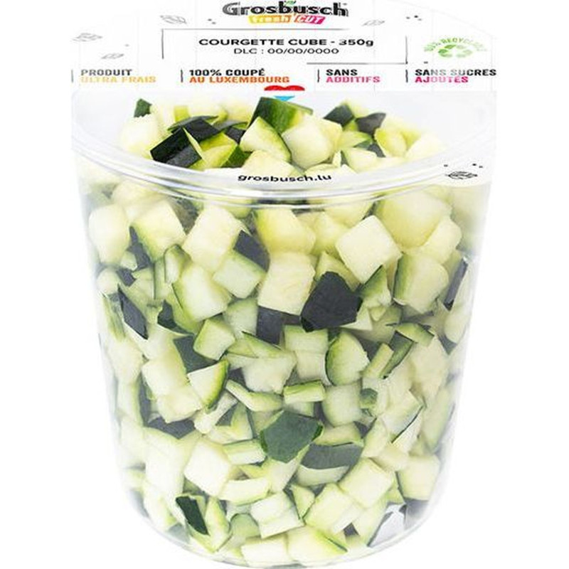 SHAKER LEGUME COURGETTE CUBE GROSBUSCH FRESHCUT 6X350G